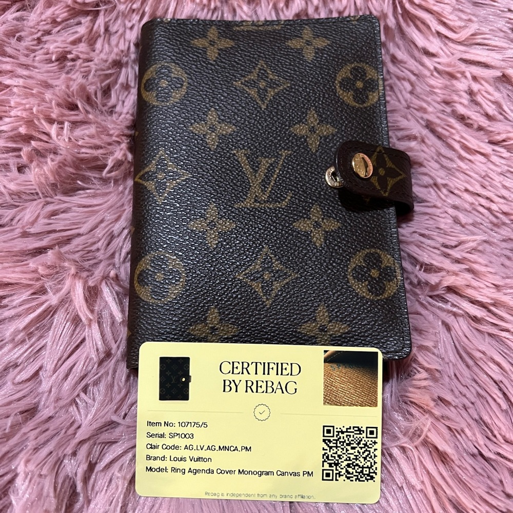Authentic Louis Vuitton Agenda Monogram Canvas PM